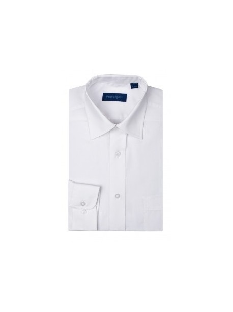 Peter England Plain Pride Shirt White