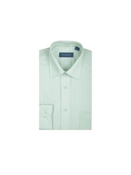 Peter England Plain Pride Shirt Sage