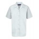 White Short Sleeved Rever Collar Blouse TWIN PACK