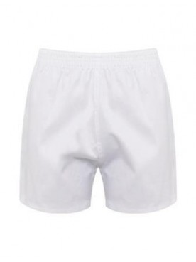 White Cotton Shorts