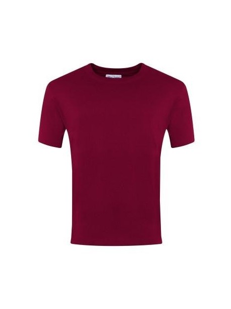 Plain T Shirt Burgundy - Broadbridges