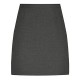 Grey Straight Skirt