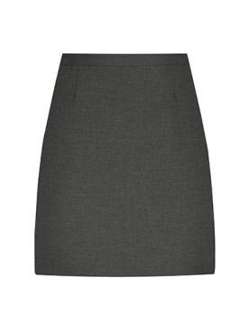 Grey Straight Skirt