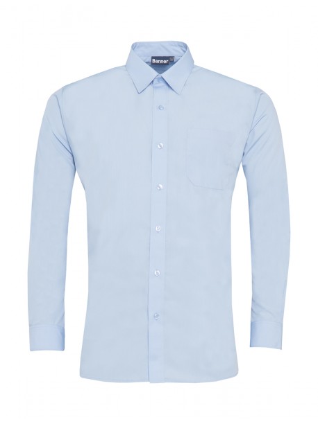 Blue Long Sleeved Shirts Twin Pack