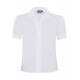 White Short Sleeved Rever Collar Blouse TWIN PACK
