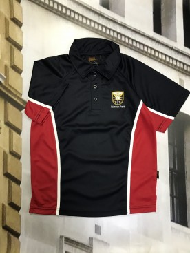 Warden Park Boys Red P.E  Polo