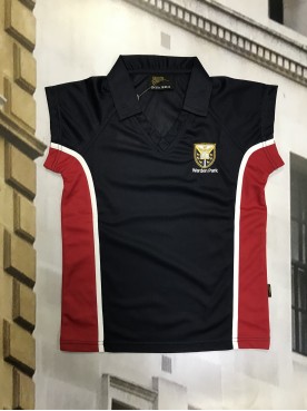 Warden Park Girls Red PE Polo