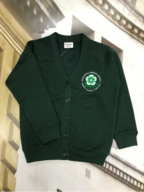 Wivelsfield Cardigan with school logo