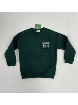 Harlands "V" Sweatshirt with School Logo