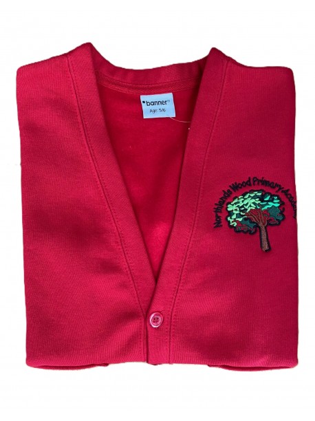 Northlands Wood Cardigan with School Logo