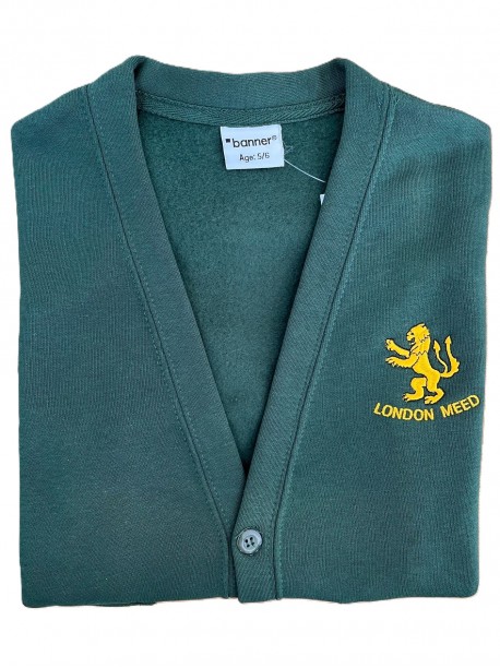 London Meed Cardigan with School Logo