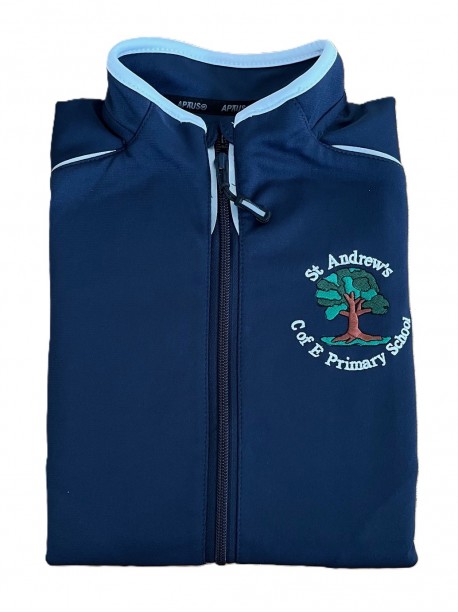 St Andrews Zip Training Top