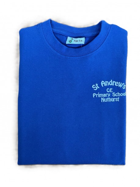 St Andrews P.E T Shirt Royal