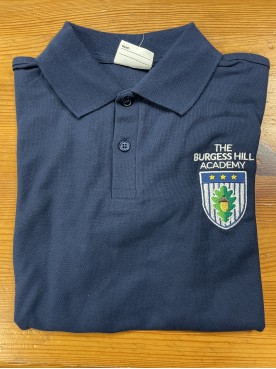 Burgess Hill Academy Navy PE Polo
