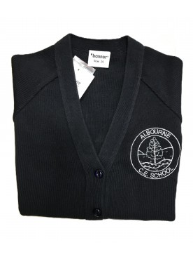 Albourne Navy Cardigan
