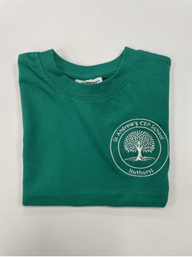 St Andrews P.E T Shirt Green