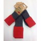 Sompting School Socks Grey/Red Top